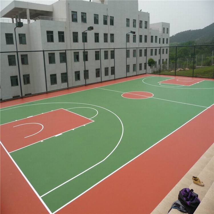 硅PU彈性運動場地坪